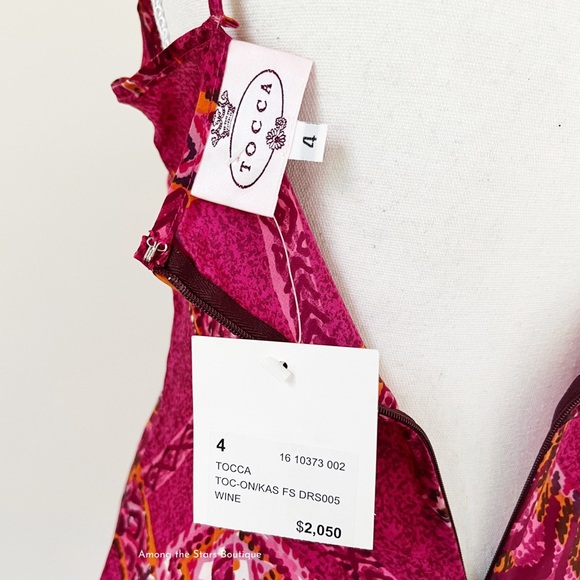 NWT Exceptionally Rare 90s Vintage Silk Slip Dress ASO Monica Geller in Friends - Picture 12 of 12